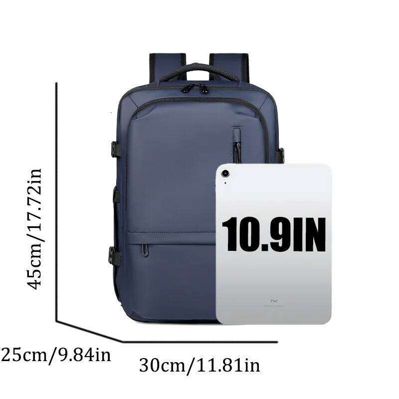 Smart Expandable Travel Backpack USB Port,With Wet/Dry Separation & Shoe Compartment - Unisex for Business/Trips