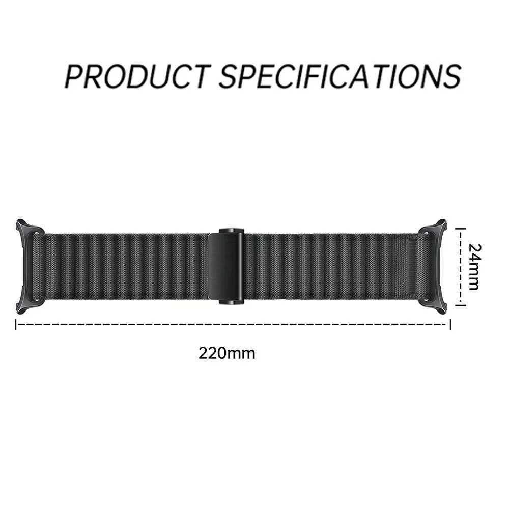 Nylon Strap for Samsung Galaxy Watch 7 Ultra 47mm band Off-road Sports Wristband Bracelet for Galaxy Watch ultra 47mm Watchband W250630
