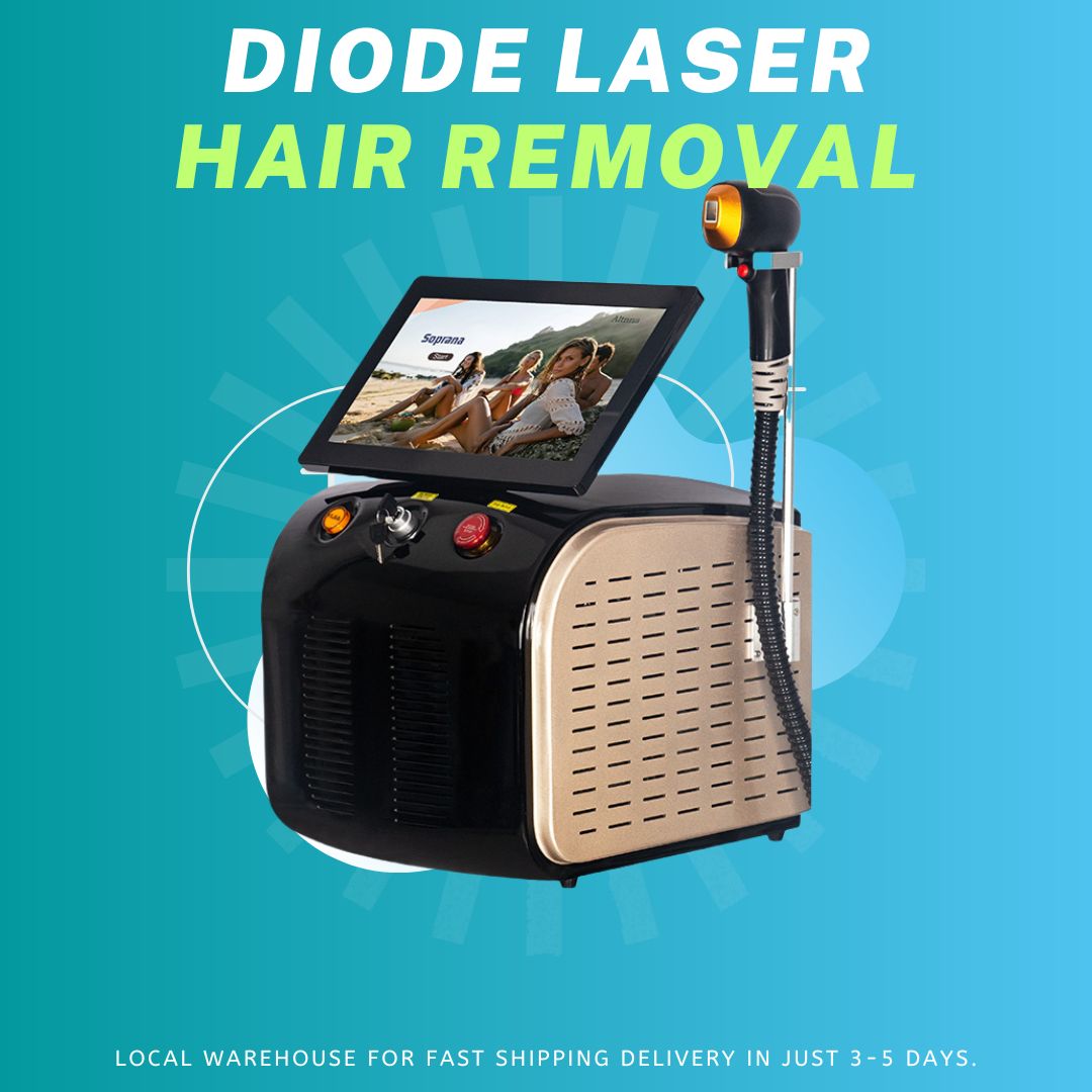 Professional Multifunctional Ice Titanium Diode Laser Hair Removal Tattoo Removal Alexandrite