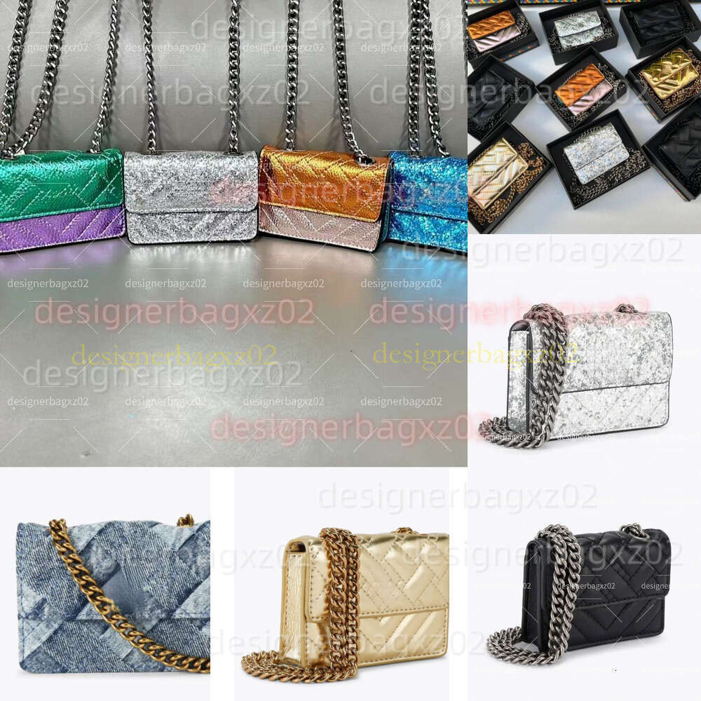 Sliver Bag Mini Kurt Gigers Bag Designer Bag Gold Kensington Eagle Head Micro London Bag Embroidered Block Shiny Card Holder Shoulder Crossbody Chain