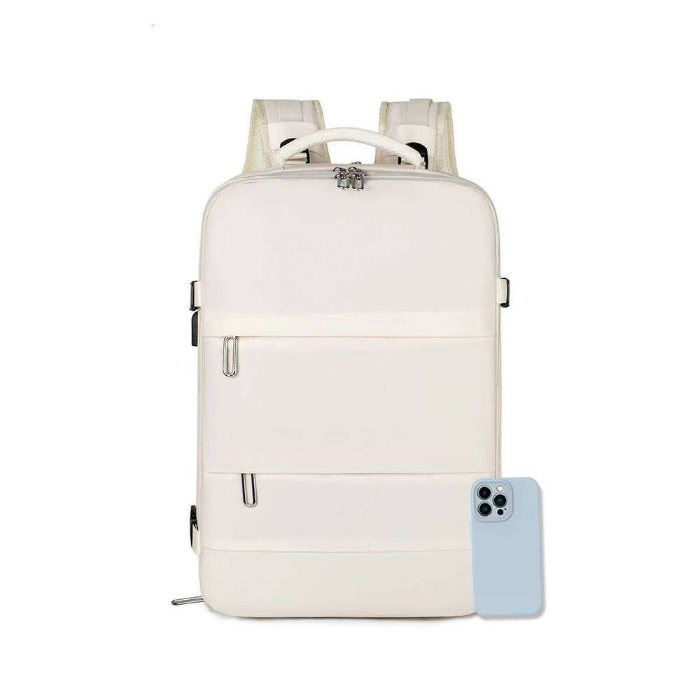 Professional Commuter Backpack W/ USB Port & Shoe Compartment Oxford Waterproof Laptop Travel Bag Ventilated Back Panel