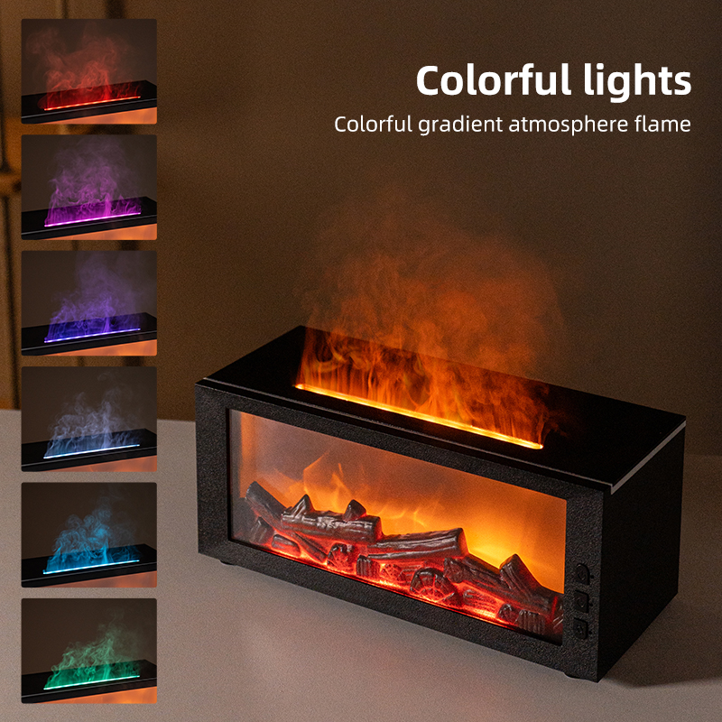 Scented Aromatherapy Diffuser Fireplace for Home Relaxation