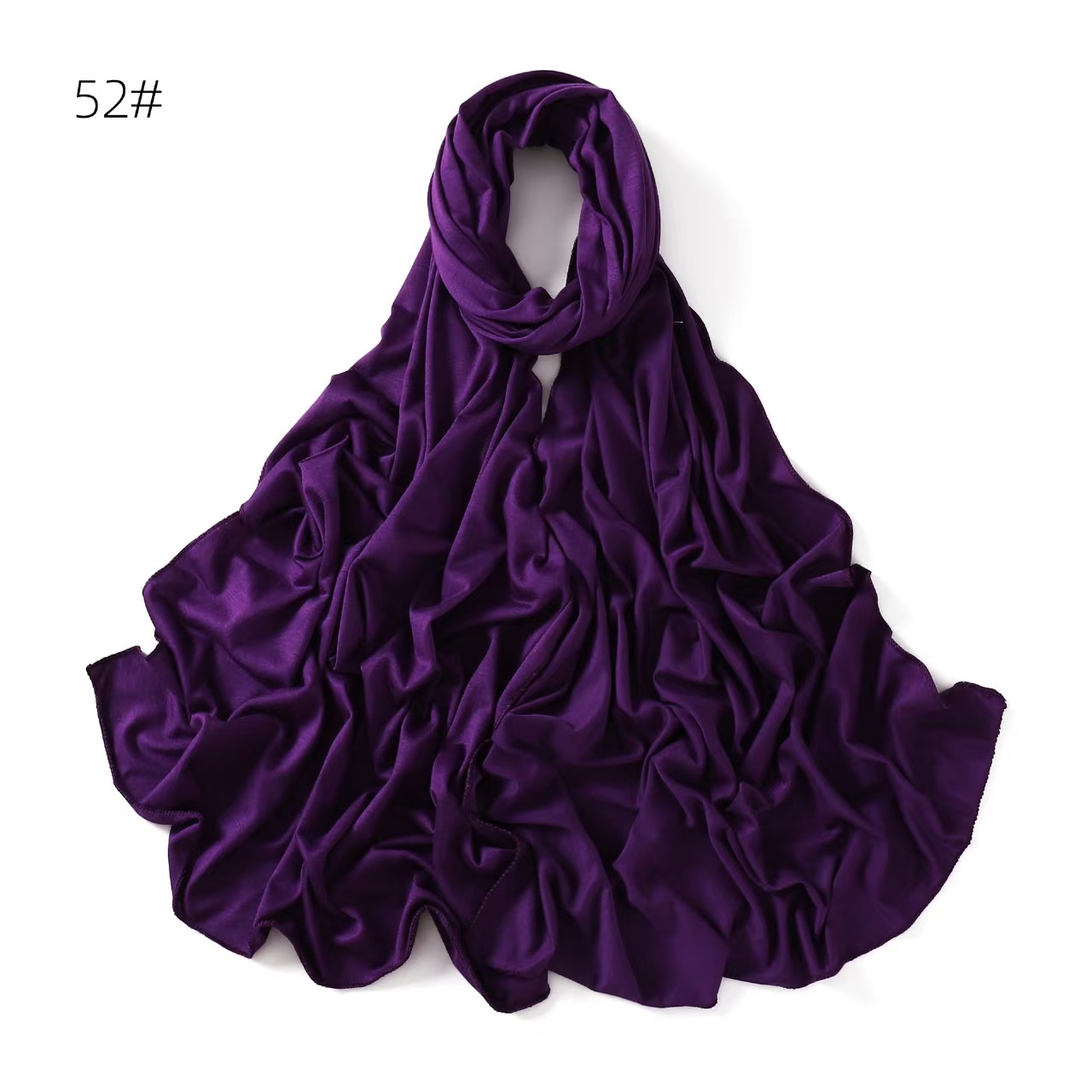 T1095 solid color mercerized cotton scarf modal long scarf monochrome sweat cloth headband headscarf spot