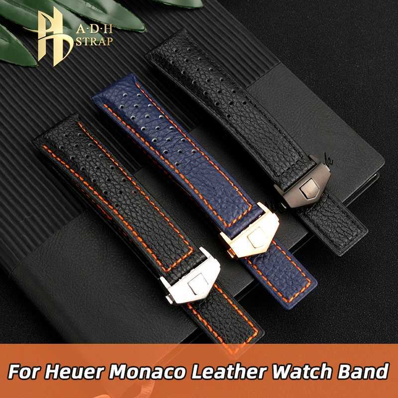 Mens Genuine Leather Watch with Accessories For Tag Heuer Mono Watch Band CAW211M 211P CAW211R 211T Strap 22mm Breathable Soft J250628