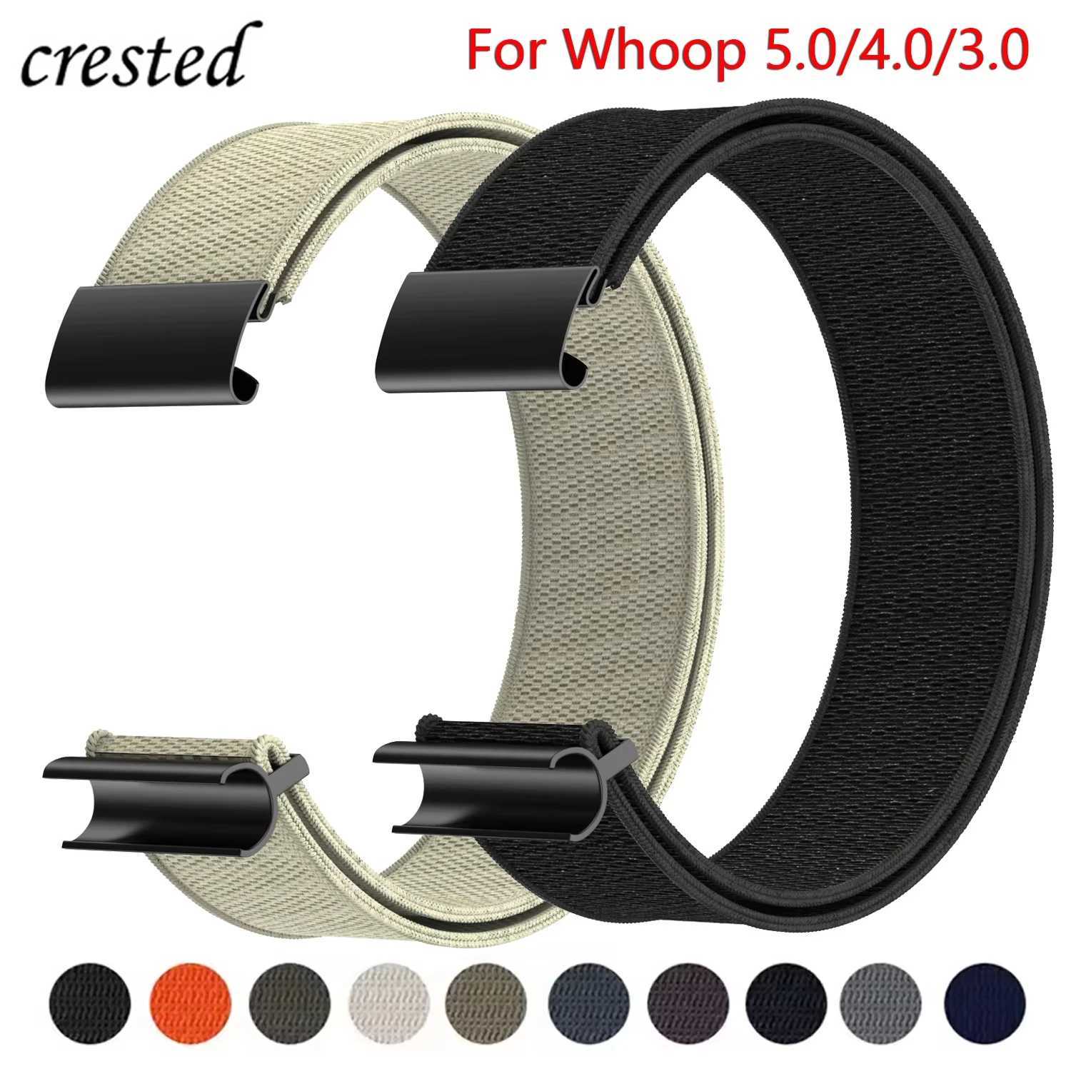 Nylon strap for Whoop band 5.0 Whoop 4.0 bands/3.0 Stretchy Sport watch bracelet elastic wrist replacement for Whoop 5.0 straps W250630