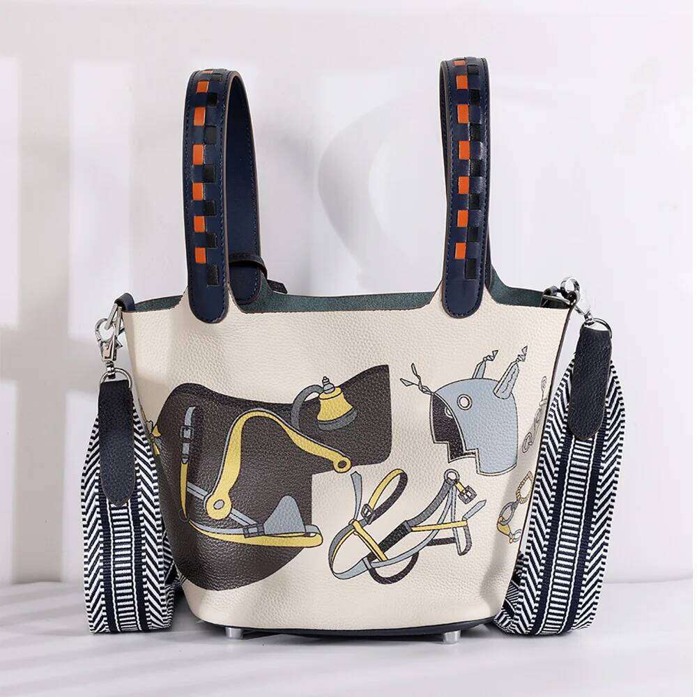 Designer Bag New Fashion Women's Bucket Trend Brand Genuine Leather Shoulder High Quality Lady Crossbody Bag Designer Handbag City Bag