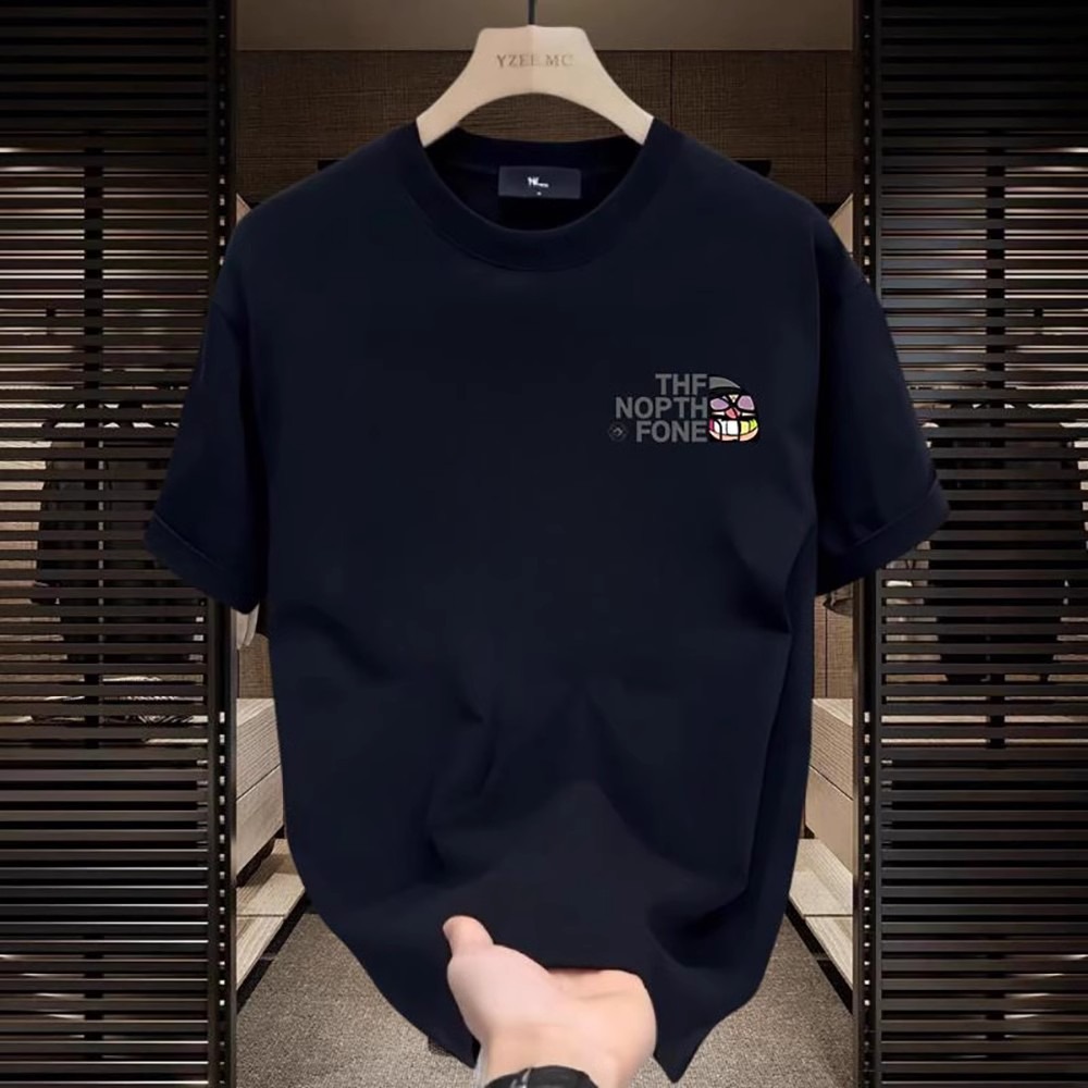 Fashion brand short sleeve ins pure cotton summer new men's printed T shirt trend men and women all match round neck T-shirt men