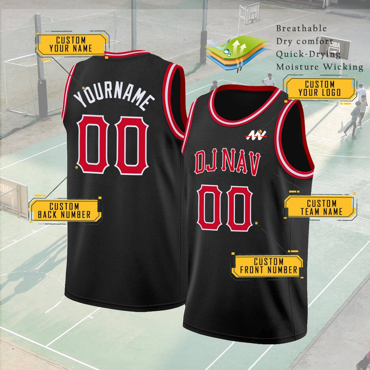 City Edition Basketball Jersey 0 Custom Jerseys - Embroidered Hygroscopic and quick drying