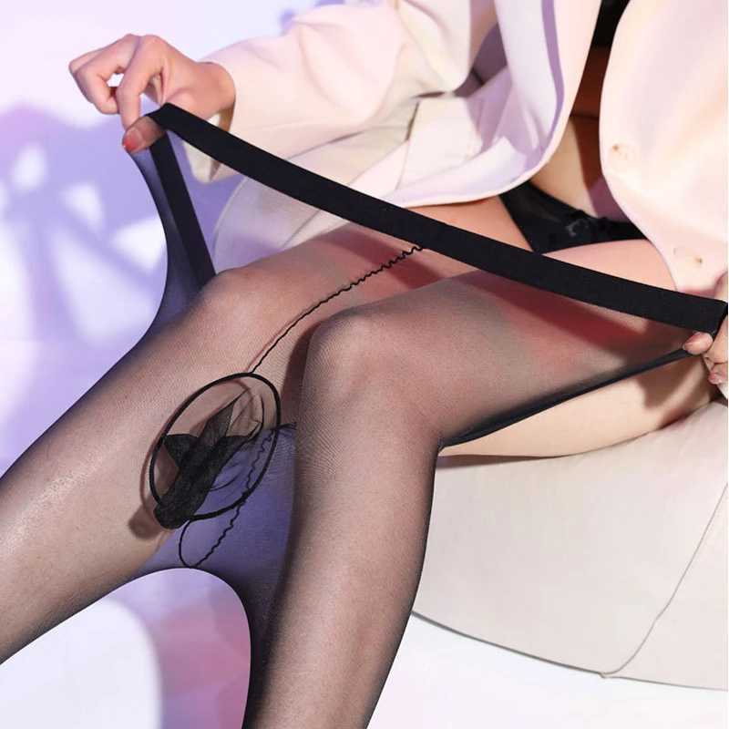 0D Penis Pouch Sheath Underwear Fashion Mens Tights For Men 6 Colors Silk Stockings Sexy Men Pantyhose Velvet Stocking Tights W250630