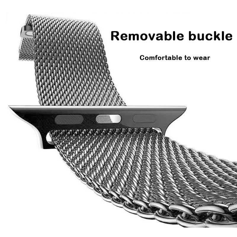 Milanese Loop for Apple Watch Straps 46mm 44mm 40mm 45mm 41mm 42mm 38mm 44mm Band Ultra 2 49mm Iwatch Series 10 9 8 7 6 SE 5 4 3 W250630