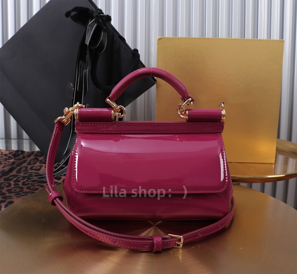 N289-A5 Designer Bags Classic Leather Luxury Shoulder Bags Mini Tote Bags Classic Handbags Crossbody Bags Patent Leather Shiny Fashion Bags