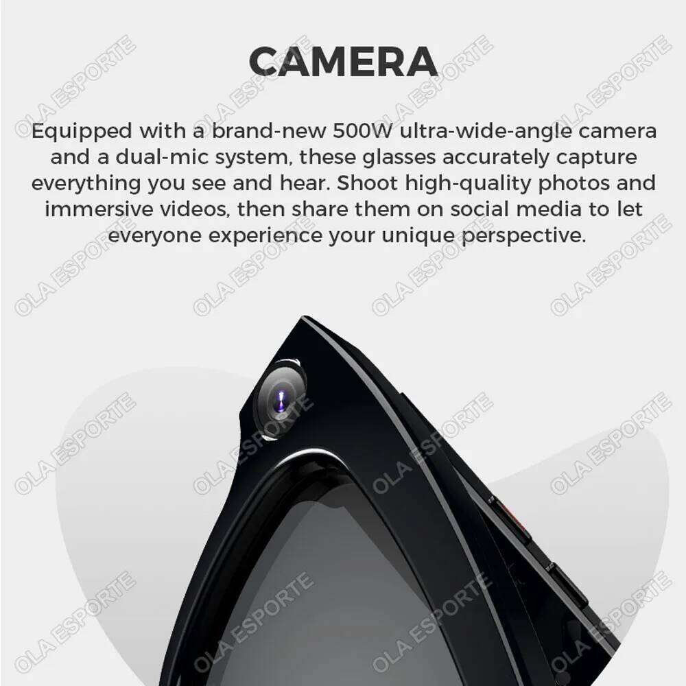 New AI Smart Glasses HD 1080P Polarized Sunglasses Mini Camera Video Recorder Security Sports DVR Surveillance Camcorder meta glasses