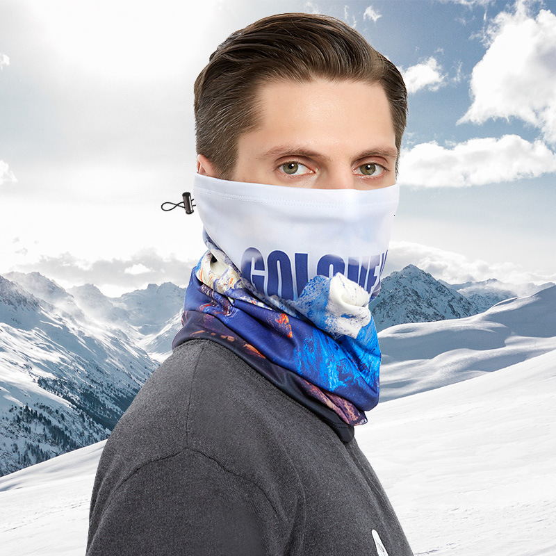 High Quality Ski Mask Cycling Winter Outdoor Waterproof Fleece Lined Warm Thickened Hip Hop Multifunctional Magic Headband
