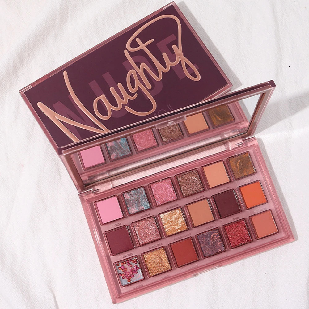 18 Colors Pomegranate seeds Eyeshadow Palette Shimmer Matte Eye Shadow Waterproof Cosmetic Beauty Makeup TSLM2 250624