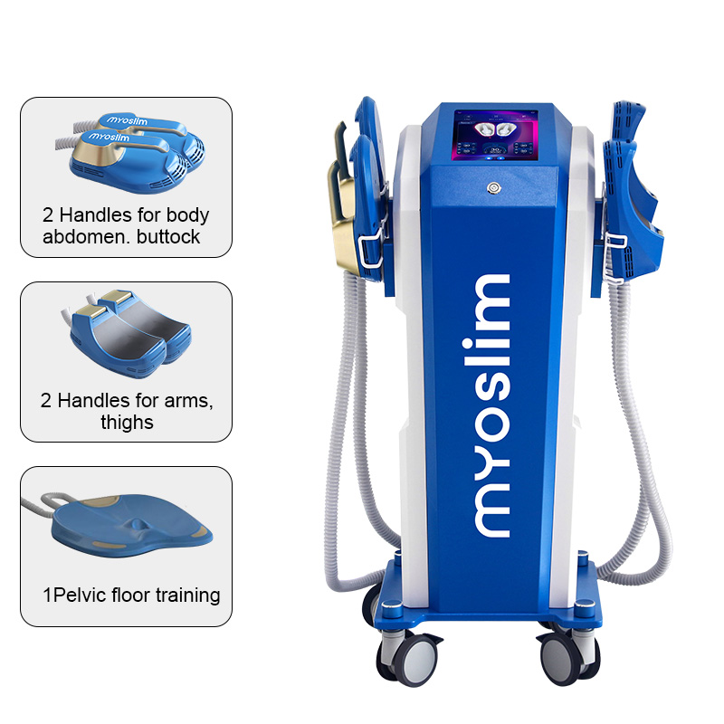 Myoslim EMS Body Contouring Machine with Touch Screen and Adjustable Intensity, Designed for Safe Muscle Strengthening and Slimming