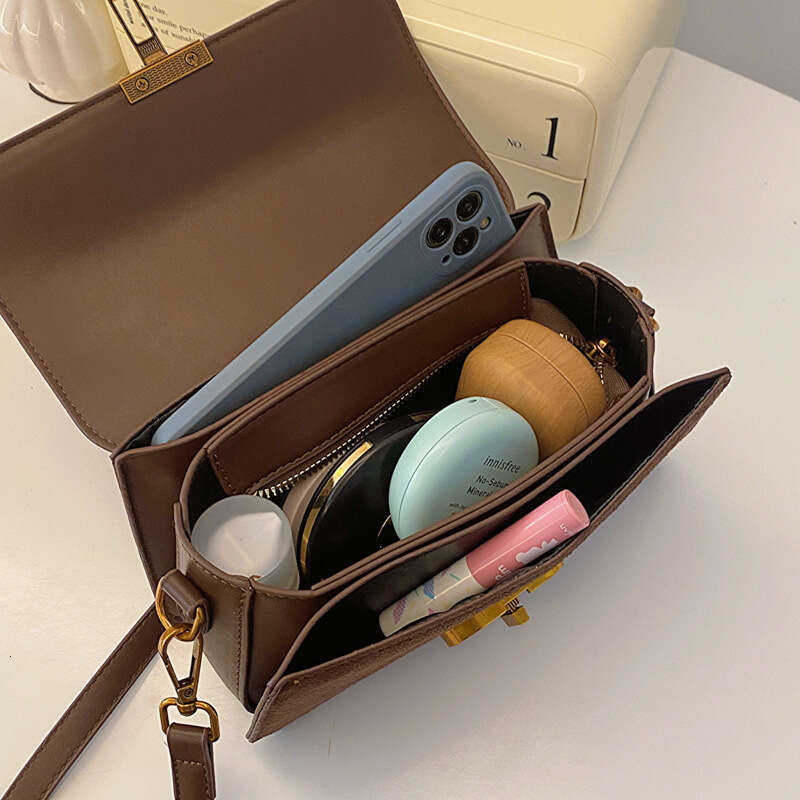 2025 New High-End Crossbody Light Luxury Single Shoulder Women's Fashion Trend Small Square Bag