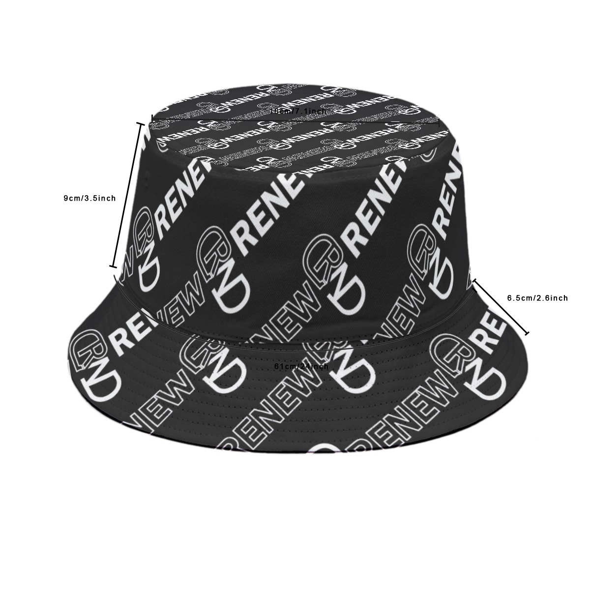 DHgatepod Unisex Floral Printed Sunshade Embroidered For Fisherman hat
