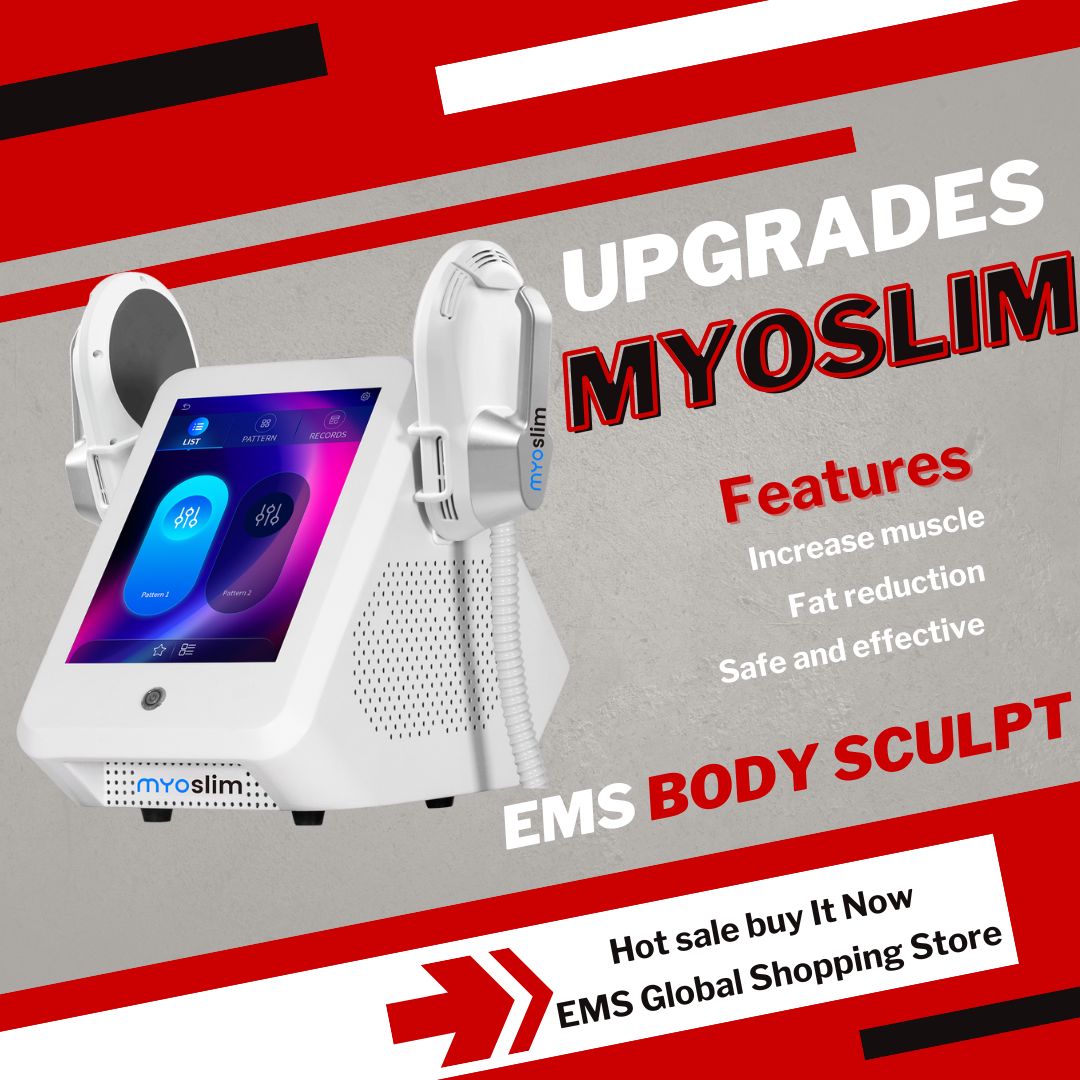 Myoslim HI-EMT Muscle Stimulation NEO High Power RF Machine Body Sculpting Equipment Fat Burning Slimming Beauty Salon Use