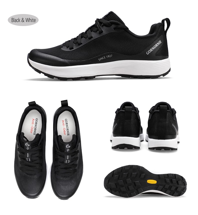 Outdoor leisure with mesh ventilation, anti-slip, shock-absorbing, mountaineering, cross-country running shoes