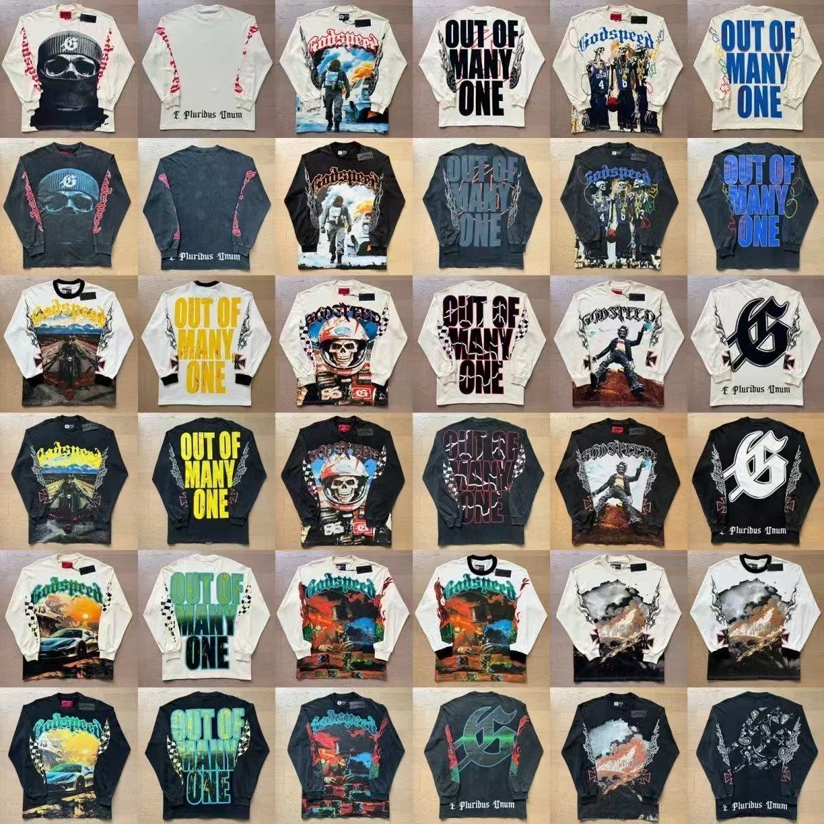 Godspeed Hoodie godspeed shirt mens hoodiet clothe graphic hooide hipster fabric cotton Street colorful Letter foil all print Vintage washed black tee ture size S-XL