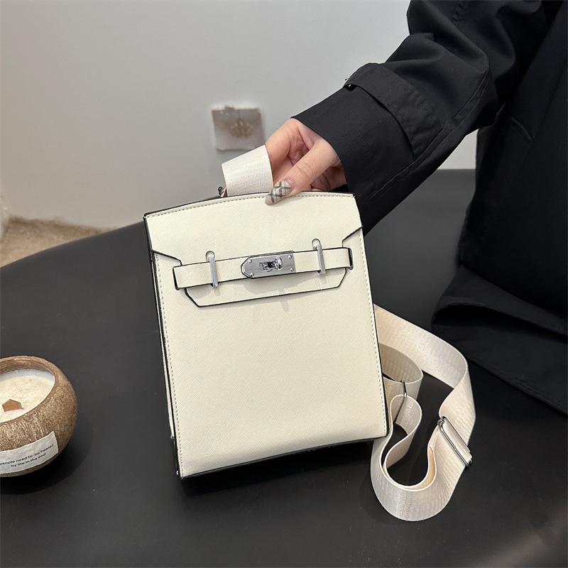 2023 New High-End Fashionable Versatile Genuine Leather Jipai Single Shoulder Crossbody Universal Men's Women's Bag