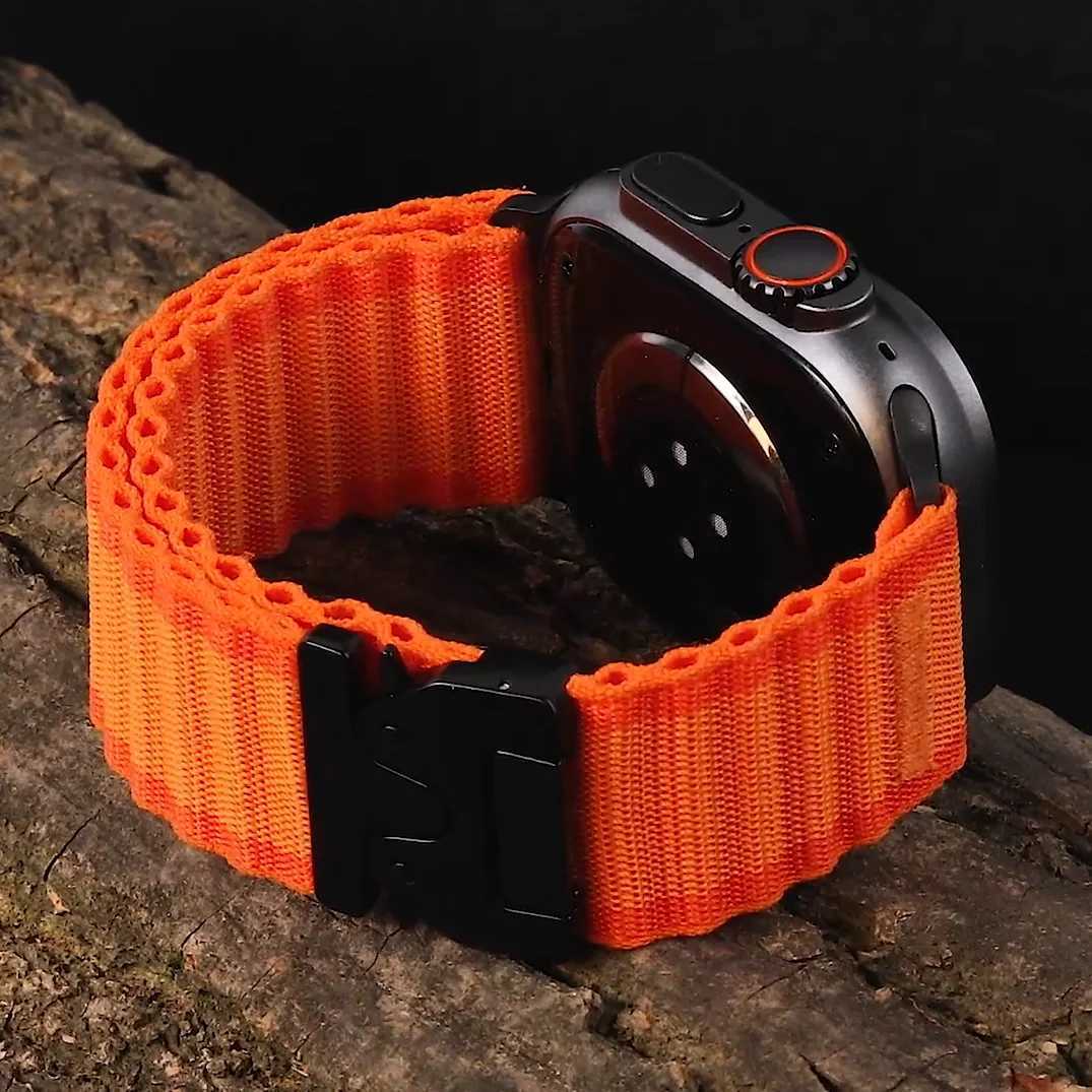 Parachute Straps For Apple Watch ultra 2 band 49mm 46mm 45mm 41mm 42mm 38mm nylon Bracelet IWatch Series 10 9 8 7 3 SE 44mm 40mm W250630