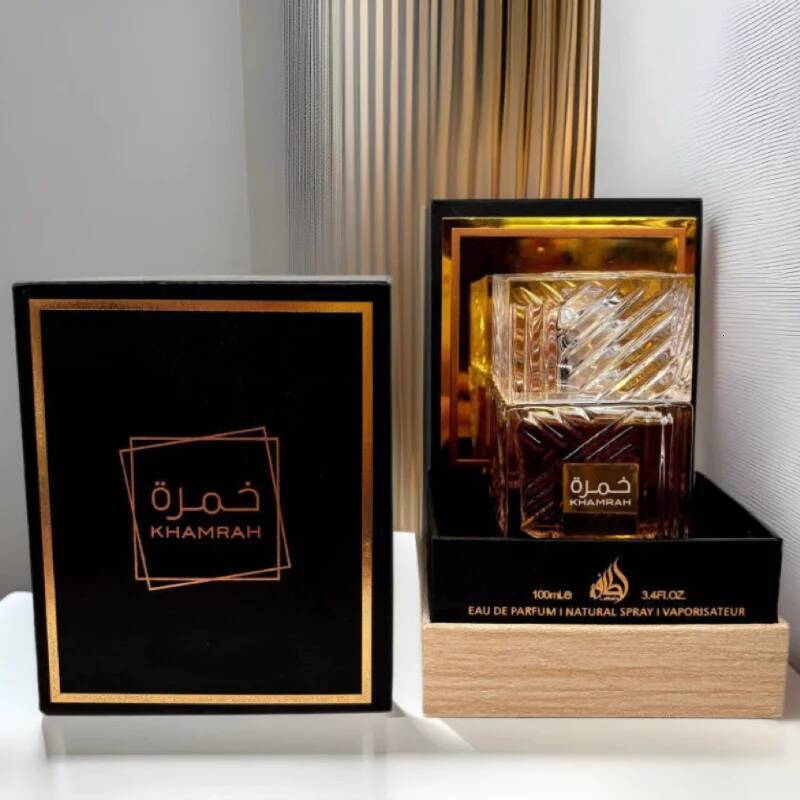 Khamrah 100ml Arab Brand Perfume Charming Men's Long-lasting Pheromone Sexy Body Spray Vanilla Caramel Woody Original Edp