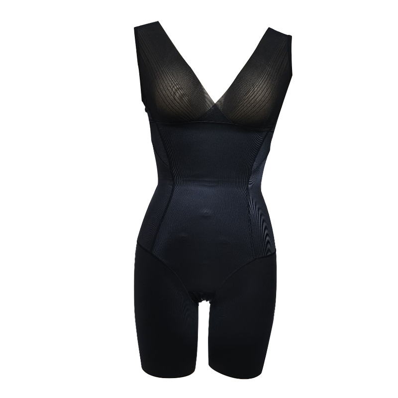 Slimming clothes mesh one-piece shapewear crotch hook buckle one-piece enhanced version corset one-piece underwear a wide range of styles