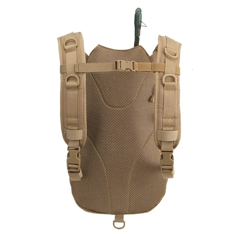 Tactical Molle Hydration Pack Backpack Water Bladder Holder Bag Military Daypack for Cycling Hiking Running Climbing Hunting 250624