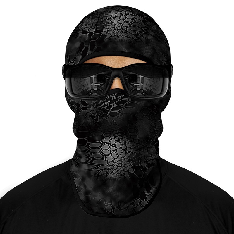 Outdoor Sports Sun Protection Ice Silk Quick Dry Motorcycle Mask Iced Out Clown Hip Hop Cycling Headgear Ski Mask