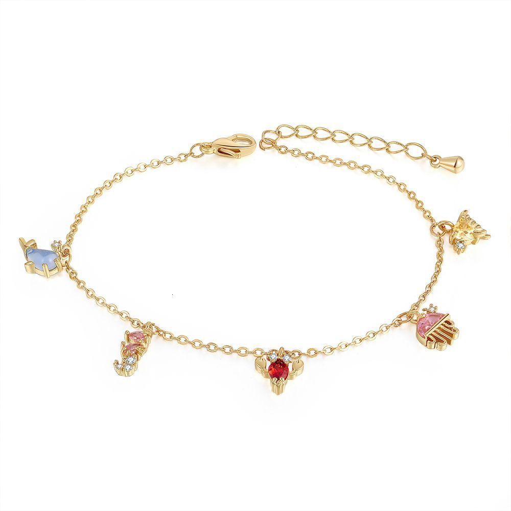 New Fashion Trend Bracelet Beach Style Ocean Small Animal Jewelry 18K Gold Ins New Womens Jewelry