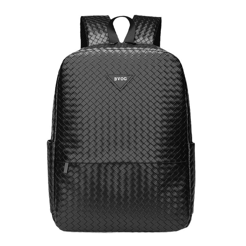 Free shipping designer New Large Capacity Woven Fashion Men Backpack Multifunctional School Bag Casual Business Black Laptop Bag