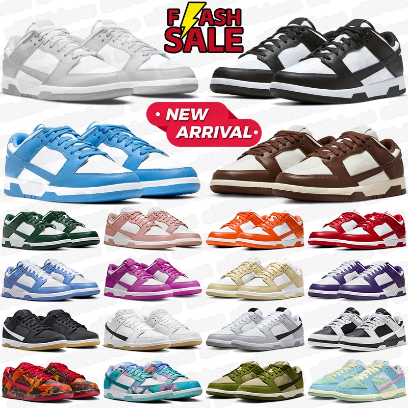 Designer duncks lows Running Shoes Mens Trainers Women White Black Gum Grey Fog University Blue Photon Dust Cacao Wow GAI Mens Womens Trainer Sports Runners