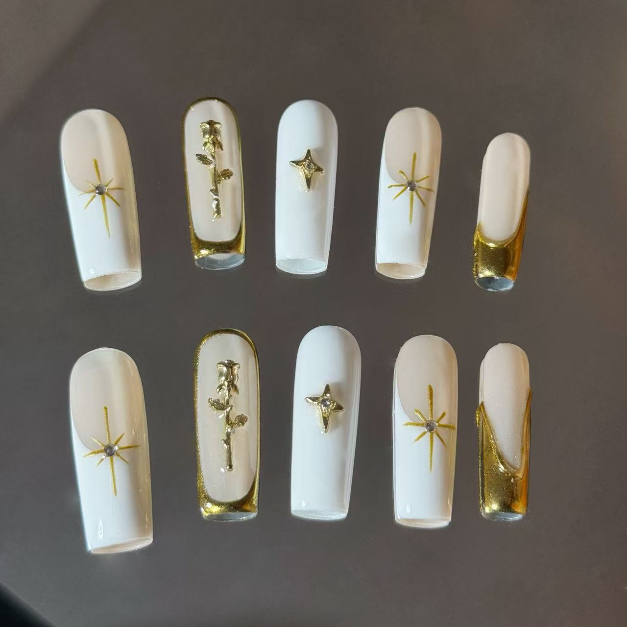Premium-Quality Handmade Nail Art - Easy On/Off Style Enhancements