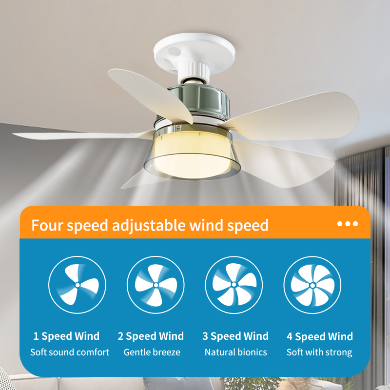 Remote-Controlled Ceiling Light/Fan Combo: Infinite Brightness Levels + Speed Settings for Optimal Comfort