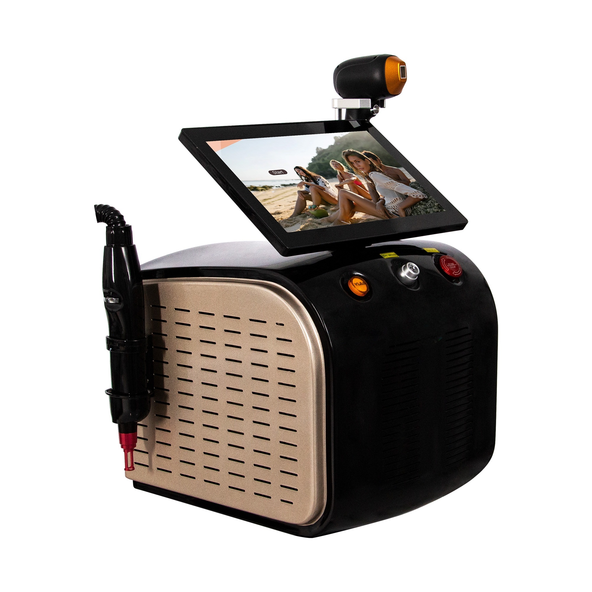 2025 Newest 2 in 1 ND Yag Picosecond Laser Hair Remover Machine Carbon Peeling Tattoo Removal Laser Hair Removal Machine