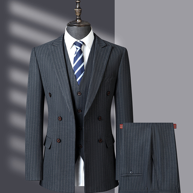 H769 Slim-fit suit for men three-piece business casual formal wear