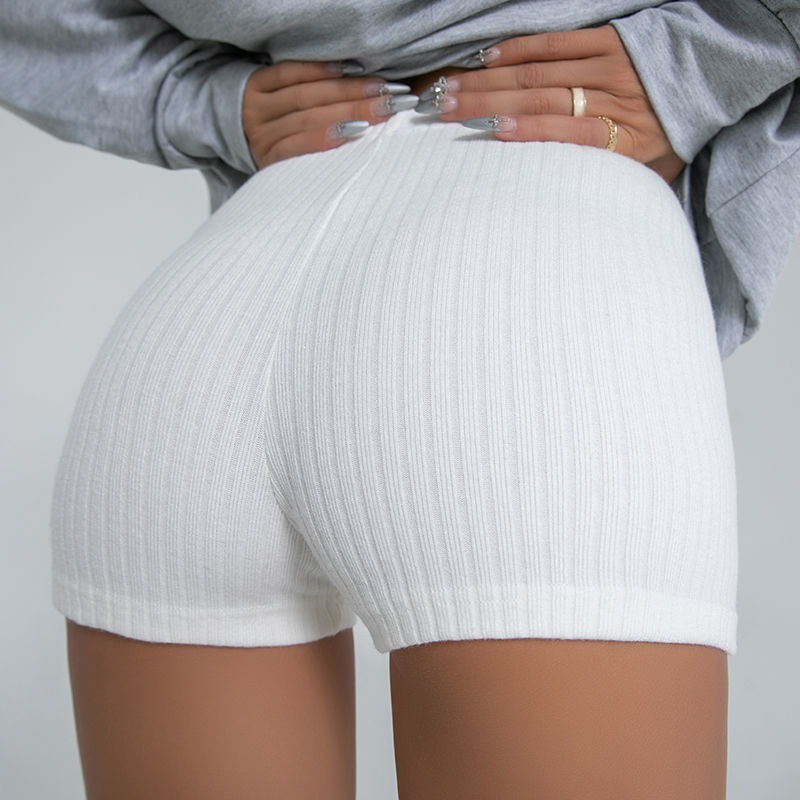 Women's High-Waist Fitness Shorts - Height-Lifting Tight Yoga Pants for Sports