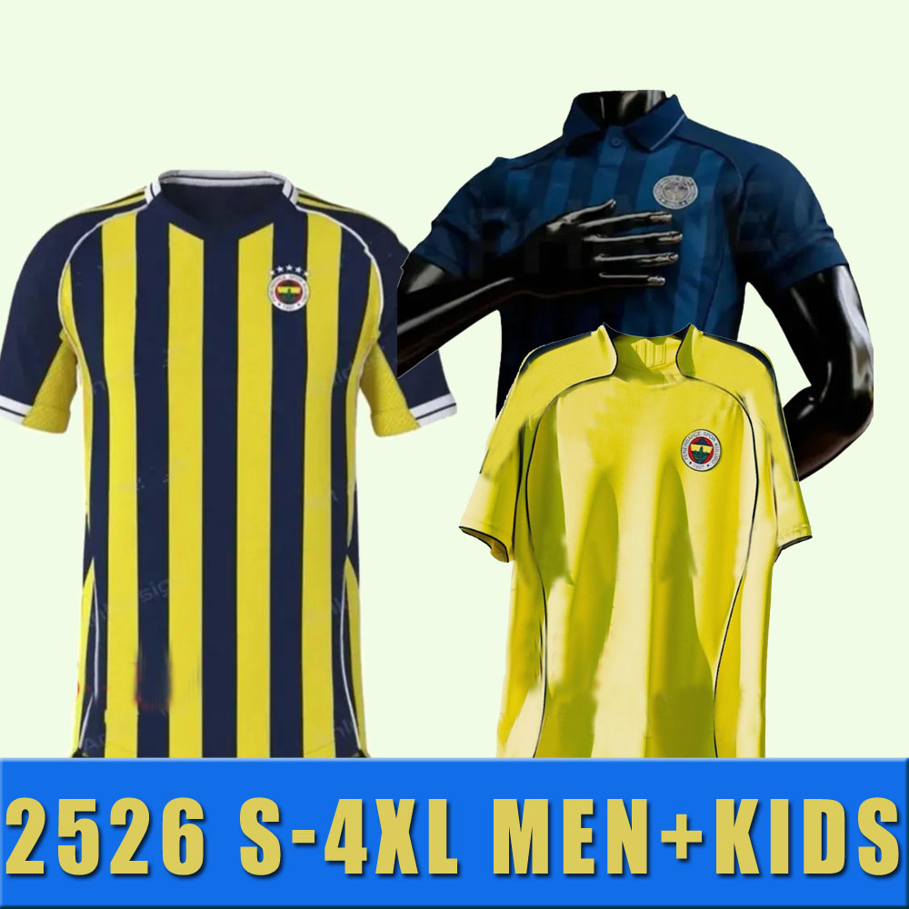 2025 2026 S-4XL Fenerbahce men new Soccer Jerseys DZEKO CRESPO ARDA GULER KAHVECI JOAO PEDRO BATSHUAYI KENT TADIC DZEKO KING KAHVECI CRESPO Uniforms Men kids kit