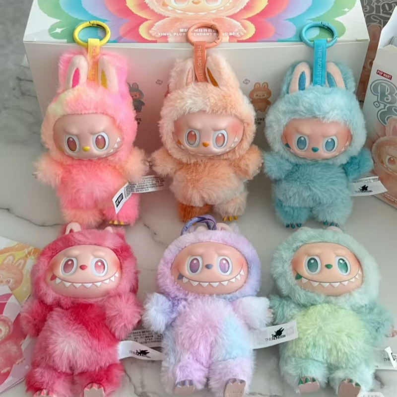The Monsters V1 V2 V3 Heartbeat aron Enamel Face Blind Box Pvc Figurine Labubu sitting party Kawaii Doll Kid Christmas GiftsT250318