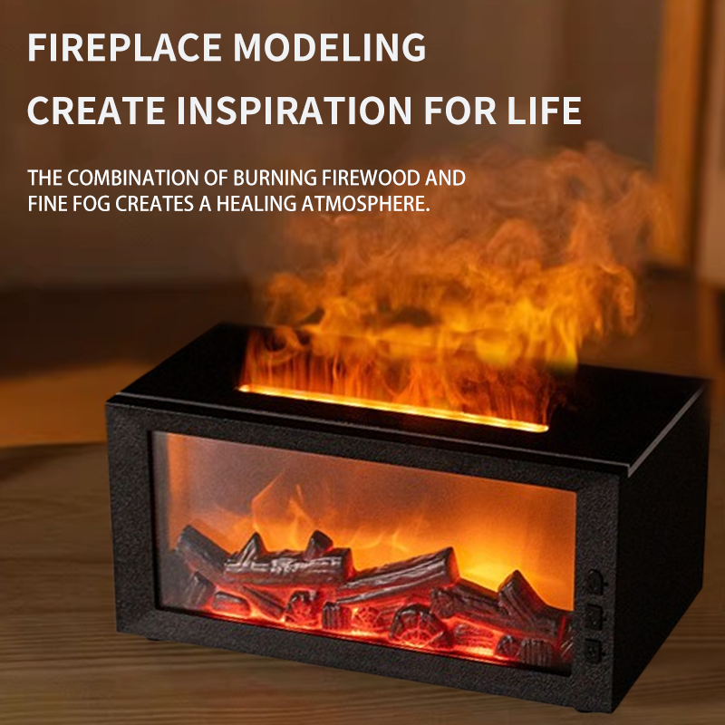 Scented Aromatherapy Diffuser Fireplace for Home Relaxation