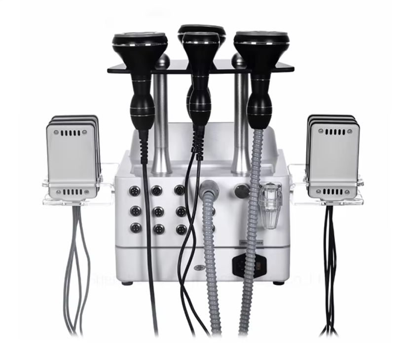 Professional 6 in 1 40K Cavitation Ultrasonic S Shape Cavitation 30K Vacuum Rf Body Slimming Machine for Beauty Salons