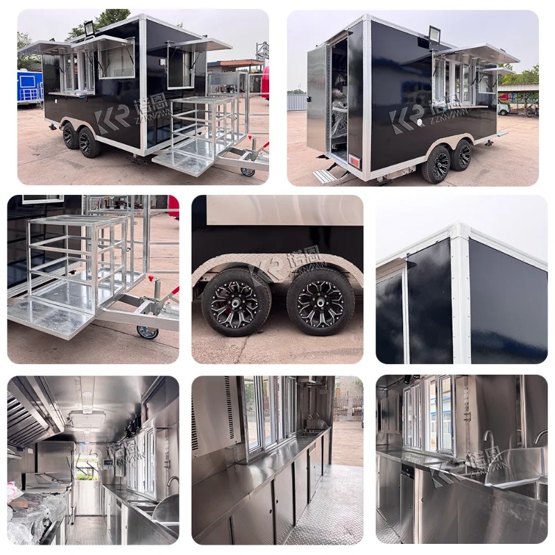 Mobile Food Trailer with Full Kitchen Equipment Australia Standard Food Cart With Full Equipment