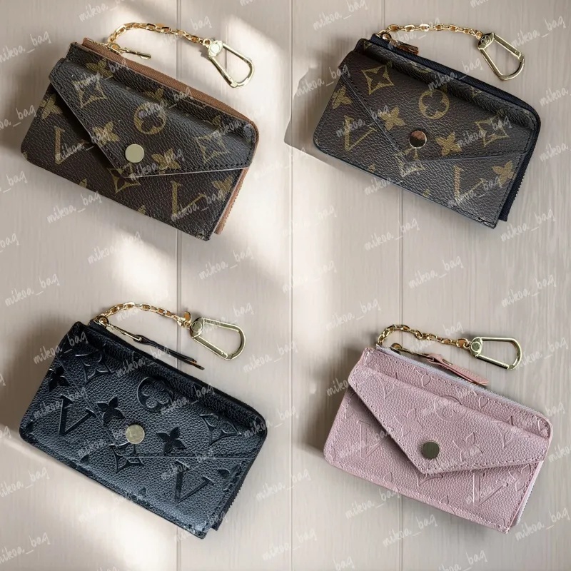 Designer Wallet Fashion Womens Mini Zippy Organizer Bag Credit Card Holder Coin Purse Key Pouch Purses Keychain Bags Clutch Wallets