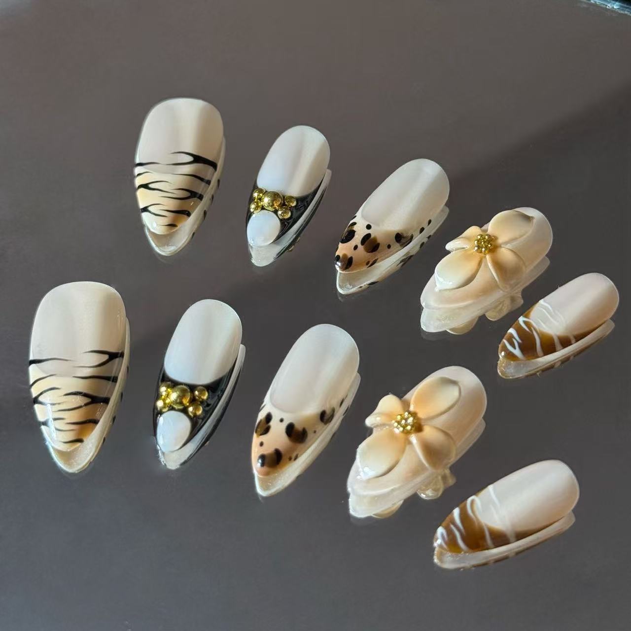 Premium Handcrafted Press-On Nails - Durable and Stylish for Everyday Wear