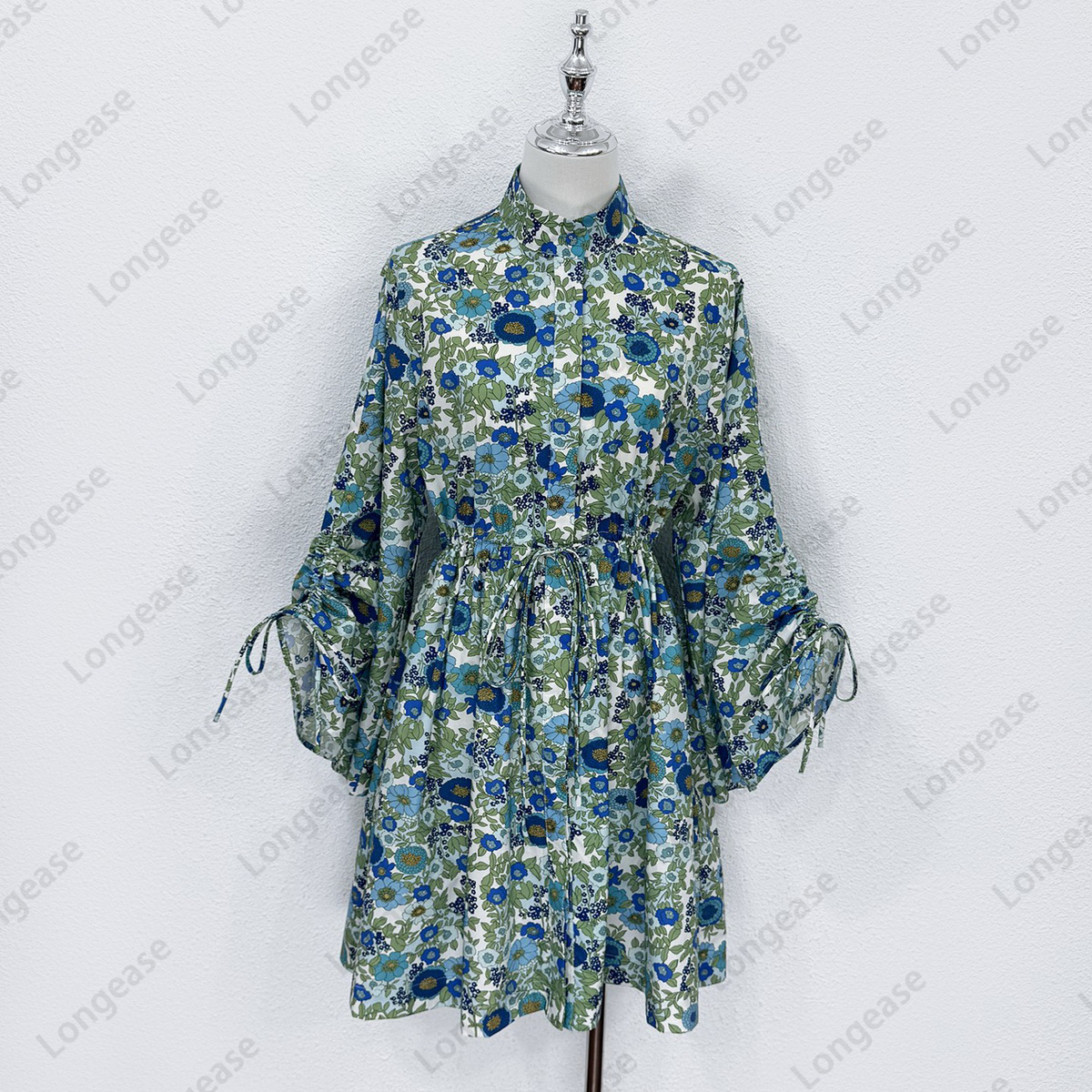 Dress dresses for woman womens designer clothing dress summer dress floral printed cotton long sleeve mini dress women dress dresses Vacation Dress designer dress