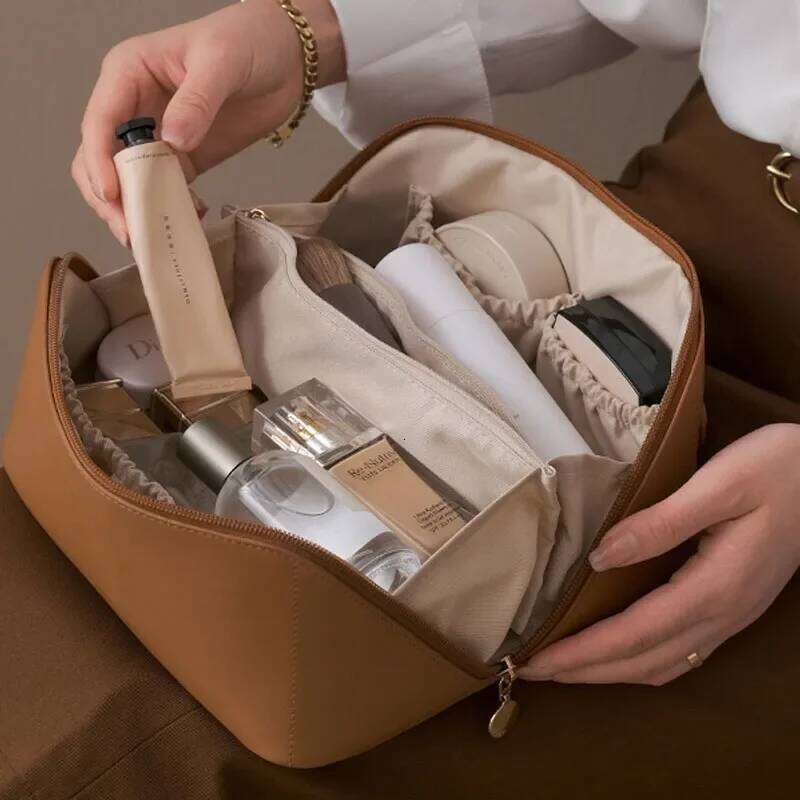 Large Capacity Multifunction Travel Cosmetic Bag Women Toiletries Organizer Female Storage Make Up Case Tool