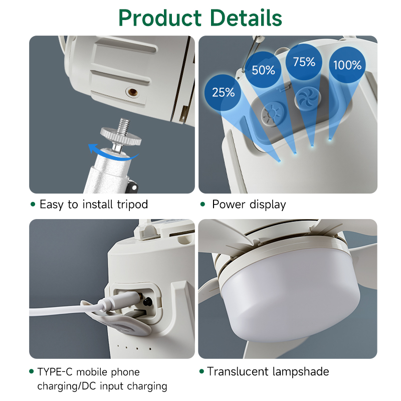 Compact Portable Air Conditioner with Remote Control Infinite Dimming Functionality