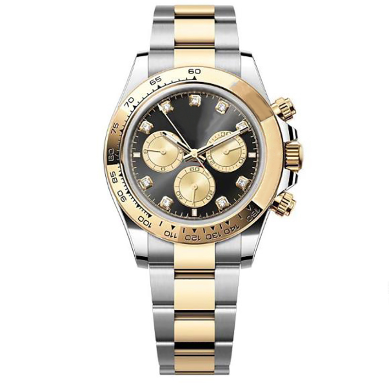 Luxury high-quality men's unique watch with automatic mechanical design 41mm fashionable 904L all stainless steel strap light blue classic swimming night light blue