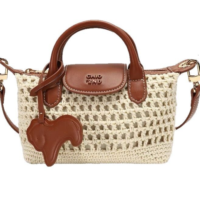 Free Shipping Designer Bag Nanfeng Chio Women's Second Weekend Tote Bag Summer Casual Woven Handbag Shoulder Bag Crossbody Small Bag Light Luxury